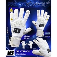 ถุงมือประตู ถุงมือโกล H3 รุ่น [Thunderbolt] ของแท้ คุณภาพดี ถุงมือโกลผู้ใหญ่ ถุงมือโกลเด็ก Sport ออก