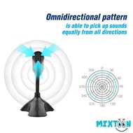Terbaik Mic Usb U03 Mikrofon Condenser Mini Microphone Pc Microfon Kabel Murah Support Mac & Zoom Me