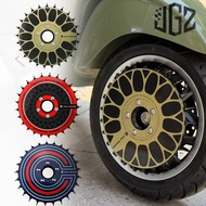 For VESPA s125 s150 i-get lx125 2013-2025 Wheeldop Motorcycle Ring Wildop Rim Cover 12 Inches