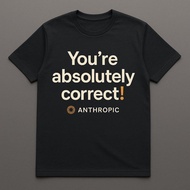 Anthropic Geek, you're right, Claude. Short sleeved T-shirt, size, Agricultural University model, fu