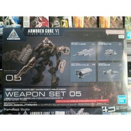 BANDAI 30MM OPTION PARTS SET WEAPON SET 5 ARMORED CORE VI