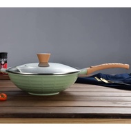 BABAJIU MAIFAN STONE PAN WOK 32CM TEMPERATURE LID