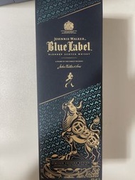 (限量）Jonnie walker藍牌blue label牛年 1000ml