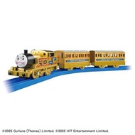 (代購)2025.10新品 日本TAKARA TOMY Plarail Thomas the Tank Engine 湯瑪士火車頭 80週年紀念金色特別版 小火車電動合金玩具套裝 [80th Anni