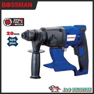 BOSSMAN 20V Cordless Rotary Hammer Drill | 2J Impact | 5200 BPM (Bare Machine)