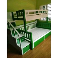 Brand New Double Deck Bed Queen Size With Drawer