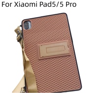 Xiaomi Pad 5 Vans Tablet Case Xiaomi Pad 5 Pro with stand Lanyard Anti-drop Rubber Waffle soft cover