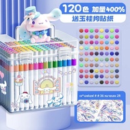 Sanrio Cinnamoroll การ์ตูนอะคริลิค MARKER พู่กันสําหรับโรงเรียนอนุบาลนักเรียนกระดาษแน่น STACKABLE เด
