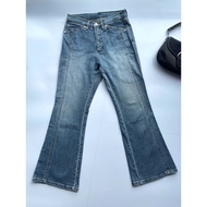 Vintage flared denim jeans Y2K - Vintage flare denim jeans waist 68