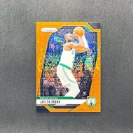 125 Sheets Bubble Orange Bright Jaylen Brown Prizm Fast Break Player Card NBA