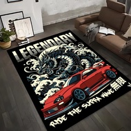 Entrance Mats JDM Cool Racing Car Welcome Carpet Bedroom Bathroom Kitchen Hallway Carpet Non-Slip Li