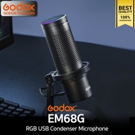 Godox Microphone EM68G RGB USB Condenser Microphone สำหรับ Live streame Video - รับประกันศูนย์ Godox