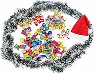 76 Pcs Christmas Tree Decoration Set Hanging Ornaments/Christmas Tree Decoration Item/Material (Ball