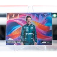 2025 Topps Chrome Formula 1 F1 Fernando Alonso Helix SP HLX-9