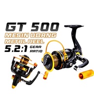 ES-GT 500 Metal Fishing Reel Ultralight Reel Ultra Light Reel Mini Spinning Reel 5.2:1