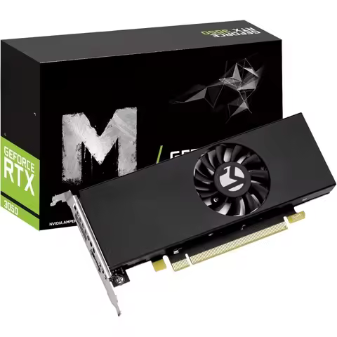 GeForce RTX 3050 6GB GDDR6 GPU for Gaming PC Slim Low Profile PCIe 4.0 HDMI 2.1