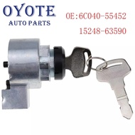 OYOTE 6C040-55452 15248-63590 Ignition Switch for Kubota Tractor B21 B1700 B2100 B2301 B2320 B2400 B