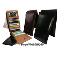 Men's Leather Wallet/ Genuine Leather Wallet/ Folding Wallet Genuine Leather Wallet Card Wallet/ Lea