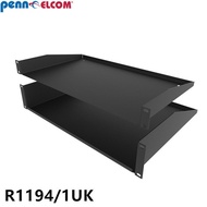 Penn Elcom 1U Fixed Tray Support Frame Iron Bracket Computer Instrument Equipment Cabinet Accessorie