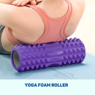 VKTECH Roller Alat bantu Yoga Hollow Column Foam Gym Massage Exercise - D334 - Purple