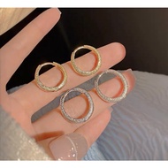 Rita Hoops Earring (925 Silver) Korean Hoops Earrings