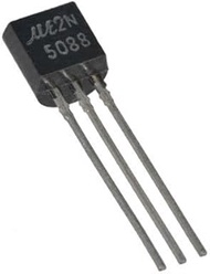 Major Brands 2N5088 Transistor, 2N5088 - BJT NPN, Silicon Amplifier, 30V, 0.05A (Pack of 20)