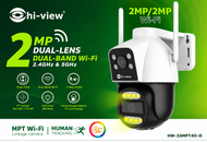 Hiview กล้องไวไฟ2เลนส์รุ่น HW-33MPT40W-D คมชัด 3ล้านพิกเซล