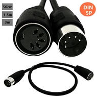 Midi Keyboard Connection Sound Card Cable 5 Hole Connection Cable midi Keyboard Connection Sound Car
