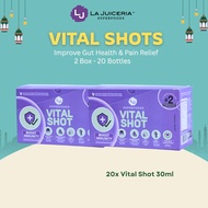 LA JUICERIA Vital Shot Immunity Ginger Honey (2 Pack/20 Bottles)