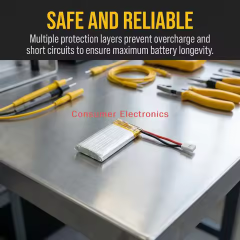 [C9] 3.7V 550mAh 802035 Rechargeable Lithium Polymer Battery Suitable For Drones Lithium Polymer Bat