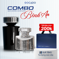 Bộ Quà "Bình An" Nước Hoa Black Diamond + Silver Luxury GOCADO