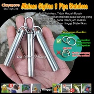 Stainless Steel Chew Toy Parrot Toys Parrot S ~ L CLAYMORE 726