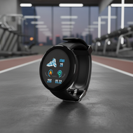 D18 Waterproof Round Smart Watch with Fitness Tracking Bluetooth for Men Compare X8 FD68 HW16 W37