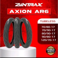 ZYNTRAX TAYAR AXION AR6 GRIP PADU TYRE TAYAR TUBELESS 17 INCH 70/80 70/90 80/80 80/90 90/80