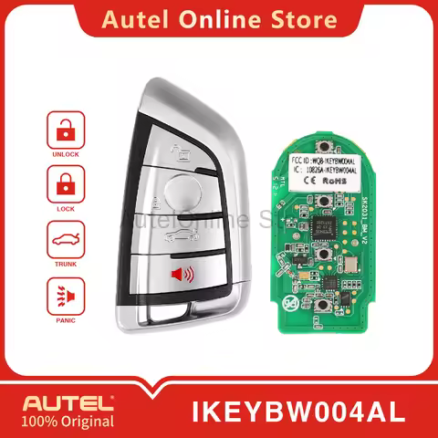 AUTEL Razor Style IKEYBW004AL BW004AL 4 Buttons Universal Smart Remote Key for KM100/IM508/IM608