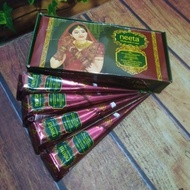 HENA CONE NEETA 20GRAM 12pcs HENNA CONE HENNA WEDDING ART HENA CONE HENNA CONE HAND HENNA COLOR