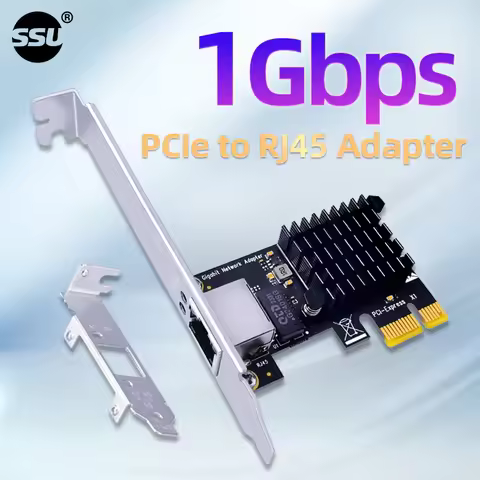 SSU 1Gbps PCIe to RJ45 Gigabit Ethernet single port, suitable for desktop computer PCI-E interface R