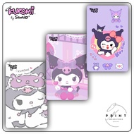 [Kuromi] Sticker Card, ATM skin | Decorative ATM Card Sticker, Apartment Card - Waterproof