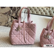 Dior Pink toujours toujours Indigenous Cross-body Shoulder Bag Portable Handbag T2HL