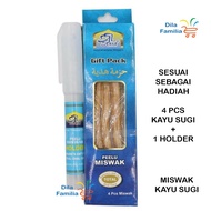 Kayu Sugi Miswak Al Khair Pack Pek Hadiah Beserta Holder Toothbrush Araaq Kayu Arak Siwak Kecil Besa