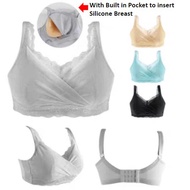 Mastectomy Bra /Post Operation Bra for Breast Cancer Survivor /Bra untuk Kanser Payudara - mbra100