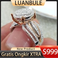 MAWAR LUANBULE New S999 Silver Ring with 14k Rose Gold Plated Luxury