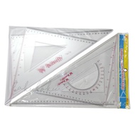 Triangle Ruler Butterfly Clear No.12 & J12