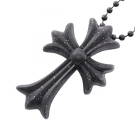 【二手】Chrome Hearts 矽膠十字架項鍊，其他，橡膠矽膠十字架項鍊，男士，二手