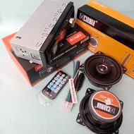 paket audio mobil murah head unit ORCA MP-6250 dan speaker 4 inch ORCA