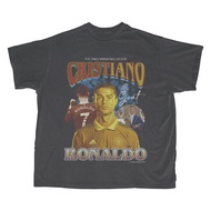 Cristiano Ronaldo / Cristiano Ronaldo Oversized Darkgrey T-shirt / Vintage tees / Football Tshirt