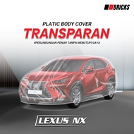 Lexus NX Waterproof Car Cover Plastic 80 Micron Thick -BRICKS
