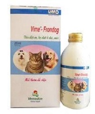 Thuốc xịt ve rận VIME-FRONDOG dành cho chó mèo