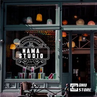 Cafe stickers - wall stickers - wall stickers - wall sticker wallpaper - cafe wallpaper - motif wall