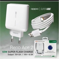 Charger Original Super Vooc Oppo Reno Micro Usb 65wat Fast Charcing